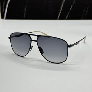 NEW GUCCI GG0336S 002 SUNGLASSES MEN BLACK/GRAY EYEWEAR